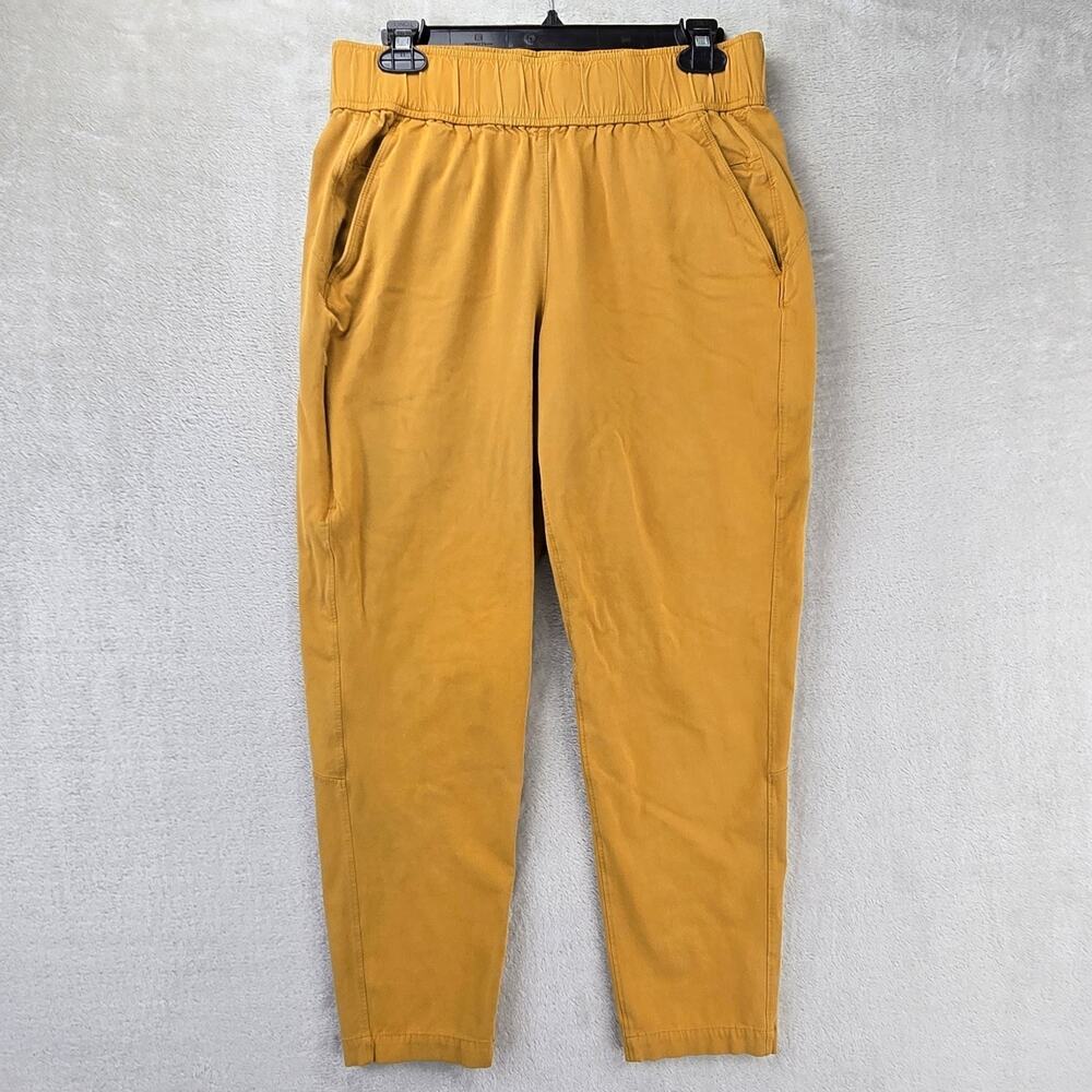 Alder Open Air Jogger Pants Womens Large Gold Modal Hiking Travel Gym